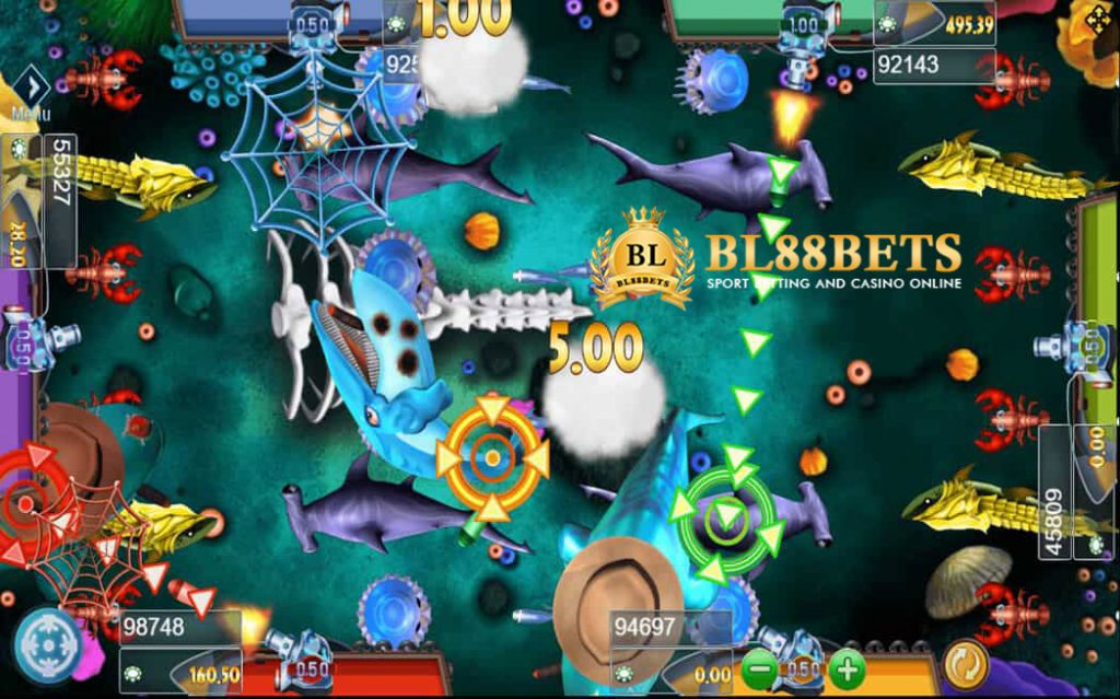 รูปแบบเกมยิงปลา Fish Hunter Spongebob Bl88bets